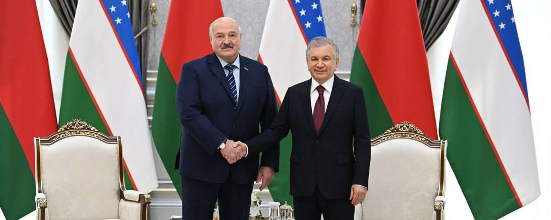 Shavkat Mirziyoyev va Aleksandr Lukashenko. - Sputnik O‘zbekiston, 1920, 08.02.2024