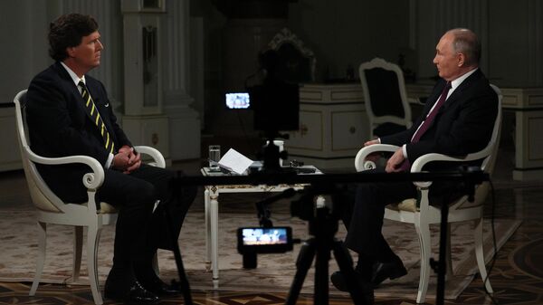 Большое интервью Владимира Путина журналисту Такеру Карлсону. Полная версия - Sputnik Узбекистан