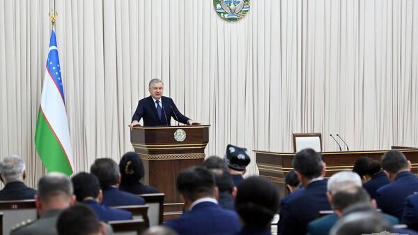 Совещание по вопросам экономического и социального развития Андижанской области. - Sputnik Узбекистан