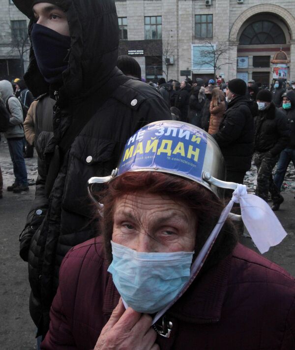 Беспорядки в Киеве - Sputnik Узбекистан