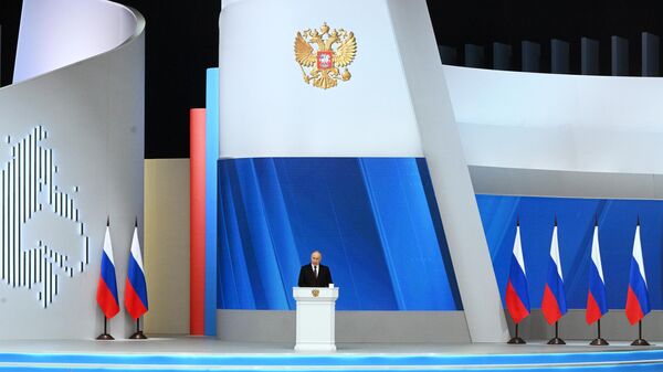 Poslanie prezidenta RF V. Putina Federalnomu Sobraniyu - Sputnik O‘zbekiston