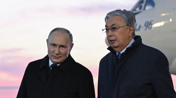 Визит президента РФ В. Путина в Казахстан - Sputnik Узбекистан