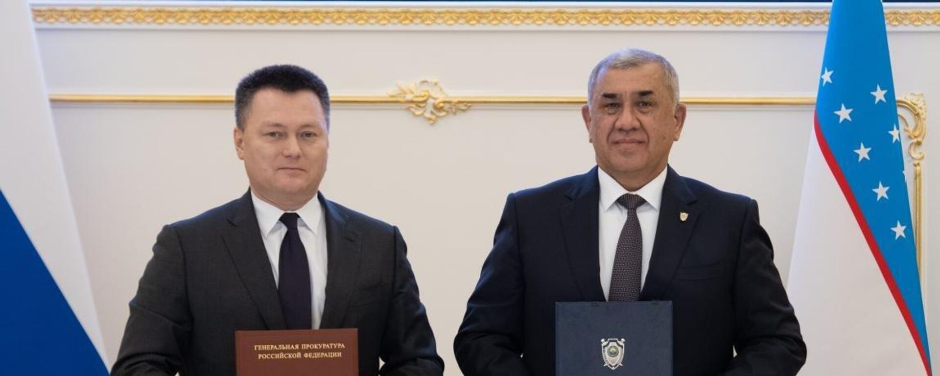 Генеральные прокуроры Российской Федерации и Республики Узбекистан подписали программу сотрудничества - Sputnik Узбекистан, 1920, 02.04.2024