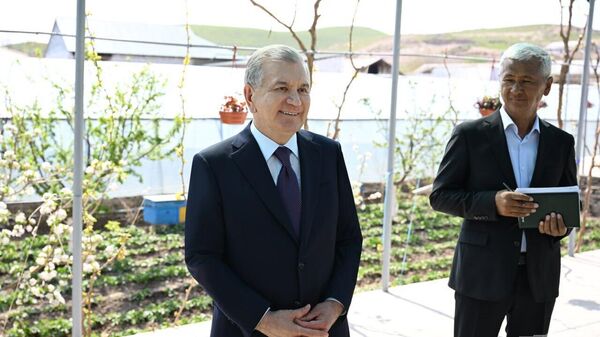Президент Шавкат Мирзиёев посетил махаллю Туёкли в Шараф-Рашидовском районе, где ознакомился с условиями жизни населения. - Sputnik Узбекистан