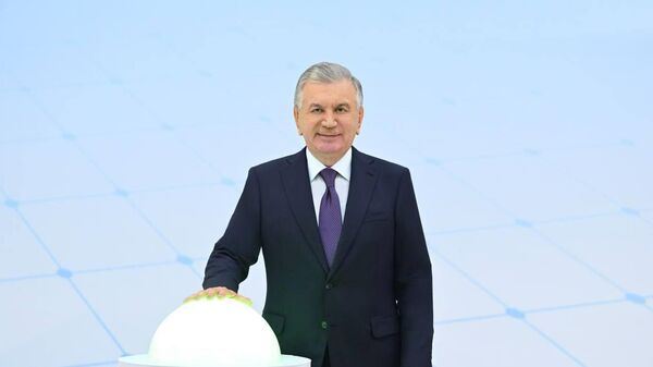 Президент Узбекистана принял участие в церемонии запуска новых проектов в промышленности и энергетике в Джизакской области - Sputnik Узбекистан