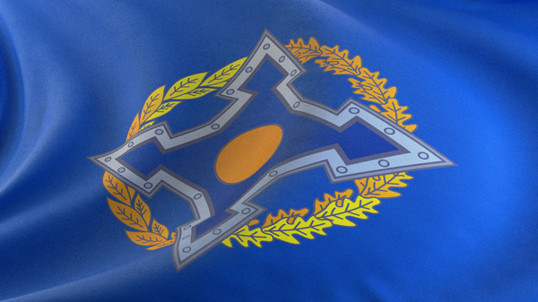Флаг ОДКБ - Sputnik Ўзбекистон