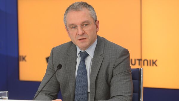 Заместитель министра экономического развития Российской Федерации Дмитрий Вольвач - Sputnik Ўзбекистон