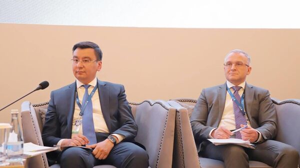 Замминистра экономического развития РФ Дмитрий Вольвач в ходе панельной сессии III Ташкентского международного инвестиционного форума - Sputnik Узбекистан