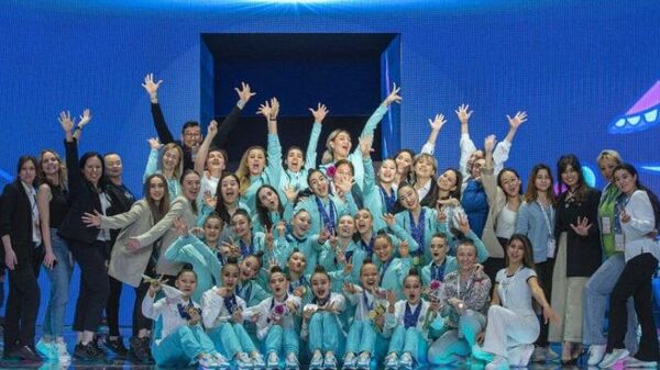 Чемпионат Азии по художественной гимнастике среди юниоров и сеньоров в Ташкенте. - Sputnik Узбекистан