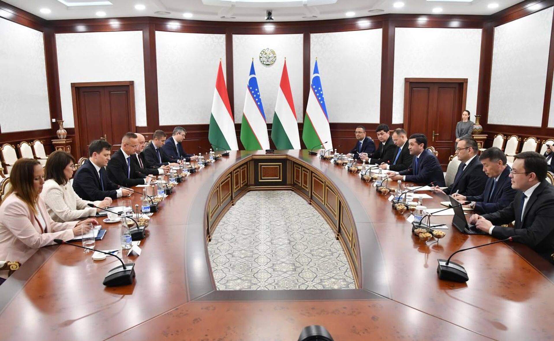 Глава МИД Узбекистана провел встречу с министром иностранных дел и торговли Венгрии - Sputnik Ўзбекистон, 1920, 08.05.2024
