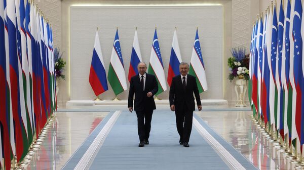 Gosudarstvenniy vizit prezidenta Vladimira Putina v Uzbekistan. Den vtoroy - Sputnik O‘zbekiston