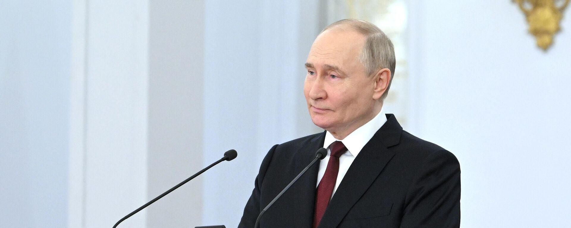 Prezident Vladimir Putin vruchil gosnagradi laureatam gosudarstvennix premiy i Geroyam truda - Sputnik O‘zbekiston, 1920, 04.07.2024