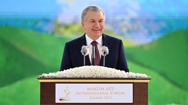 Церемония открытия II Международного фестиваля маком в Джиззаке - Sputnik Узбекистан