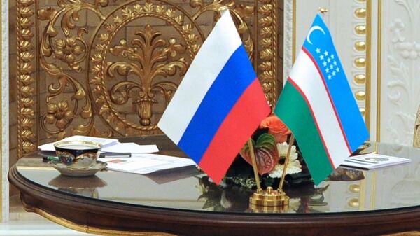 Флаги России и Узбекистана - Sputnik Узбекистан