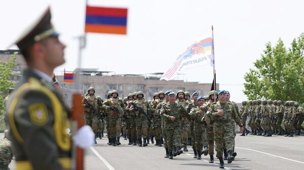 Армяно-американские учения Eagle Partner 2024 - Sputnik Узбекистан