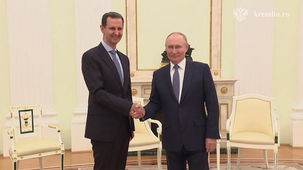 Встреча Владимира Путина с Президентом Сирийской Арабской Республики Башаром Асадом - Sputnik Ўзбекистон