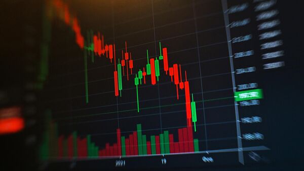График на мониторе компьютера - Sputnik Ўзбекистон