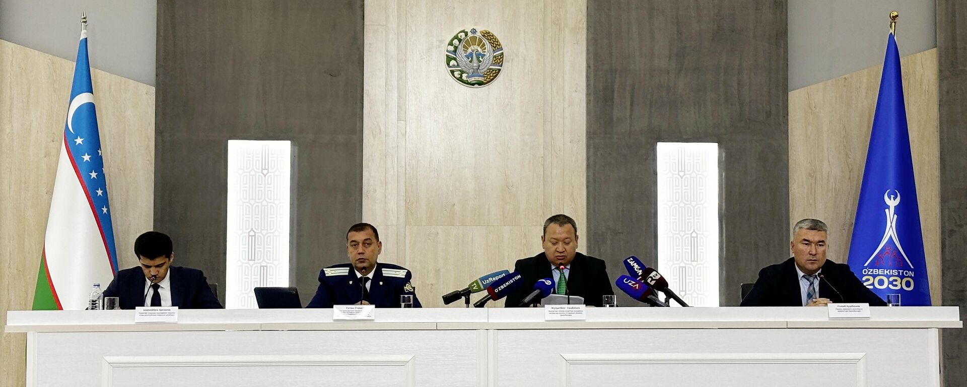 Press-konferensiya v Ministerstvo ekologii, oxrani okrujayushey sredi i izmeneniya klimata Respubliki Uzbekistan - Sputnik O‘zbekiston, 1920, 18.09.2024