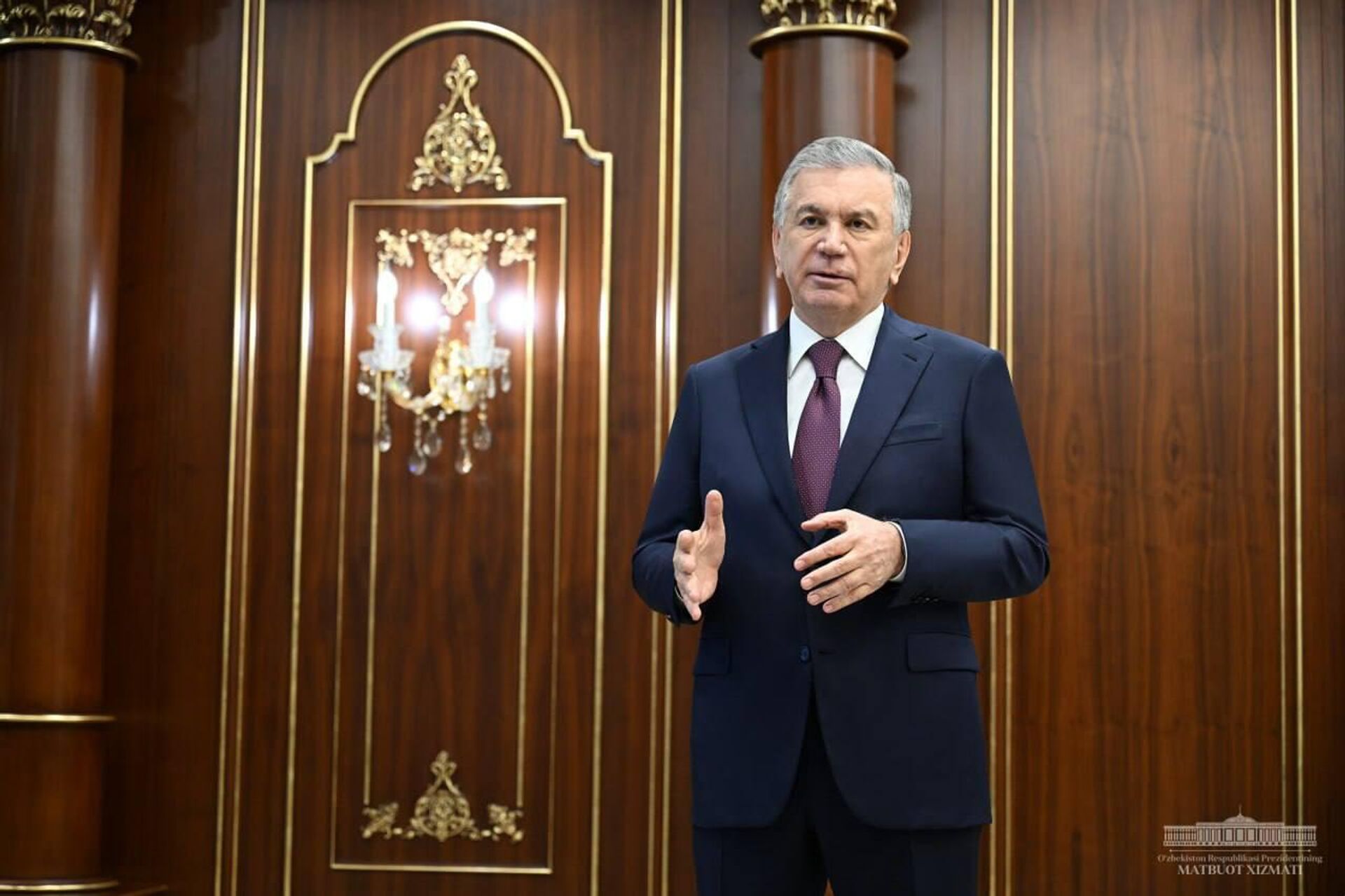 Prezident Shavkat Mirziyoyev 26-sentabrya oznakomilsya s prezentatsiyey proyektov v sferax stroitelstva, obrazovaniya, turizma i promishlennosti. - Sputnik O‘zbekiston, 1920, 27.09.2024