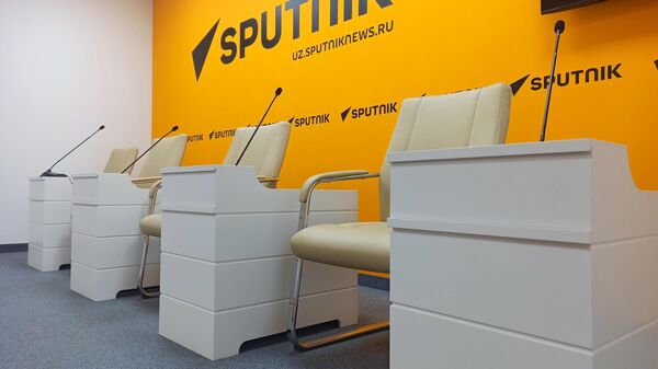 Тошкентдаги Sputnik Ўзбекистон матбуот маркази. - Sputnik Ўзбекистон