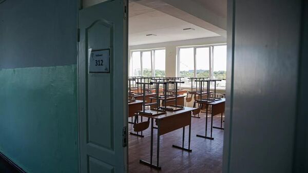 Школьный кабинет. Архивное фото  - Sputnik Узбекистан