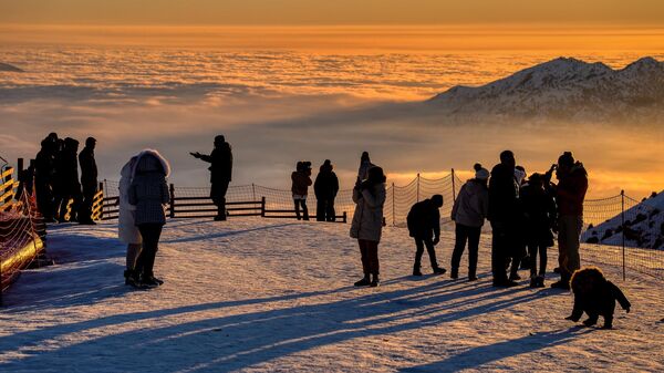 Зимний отдых в горах Узбекистана - Sputnik Узбекистан