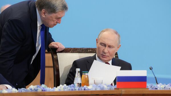 Государственный визит президента РФ В. Путина в Казахстан - Sputnik Ўзбекистон