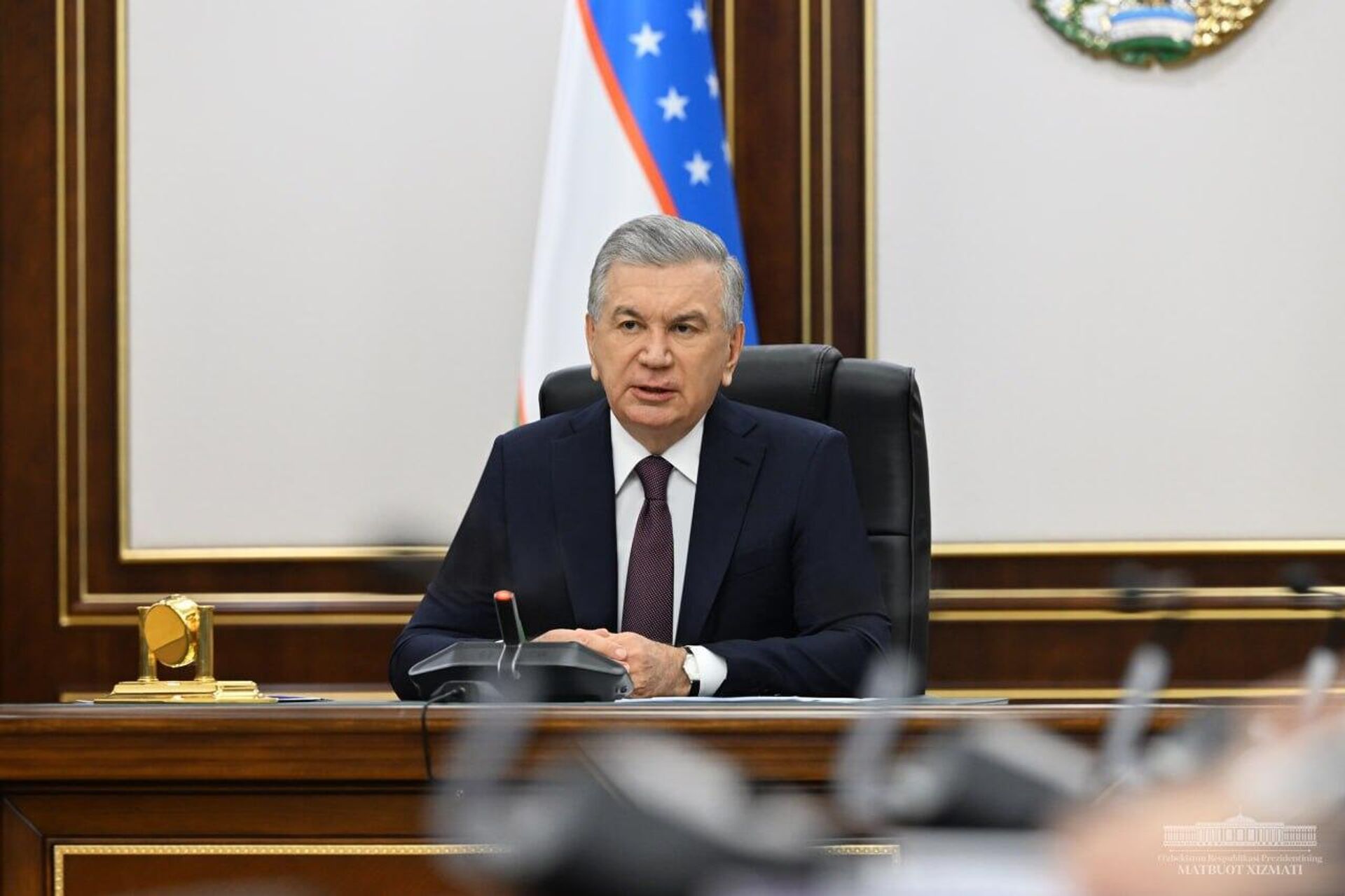 Shavkat Mirziyoyev provel soveshanie po voprosam zadeystvovaniya dopolnitelnix vozmojnostey Navoiyskoy oblasti, uvelicheniyu zanyatosti i narashivaniyu investitsiy - Sputnik O‘zbekiston, 1920, 07.12.2024