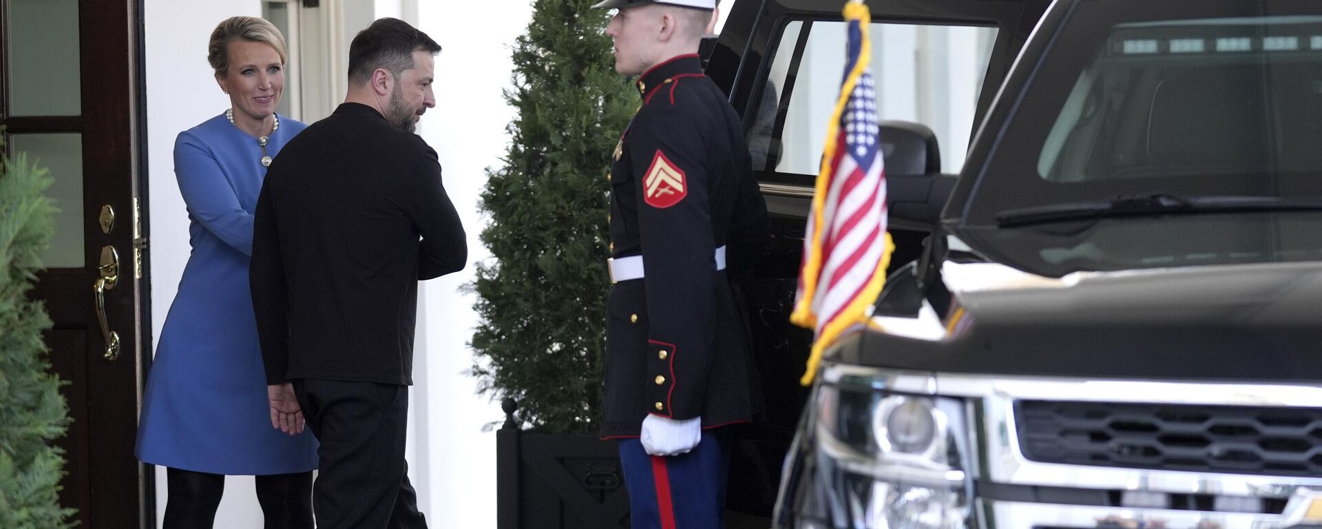 Владимир Зеленский покидает Белый дом - Sputnik Ўзбекистон, 1920, 16.12.2025