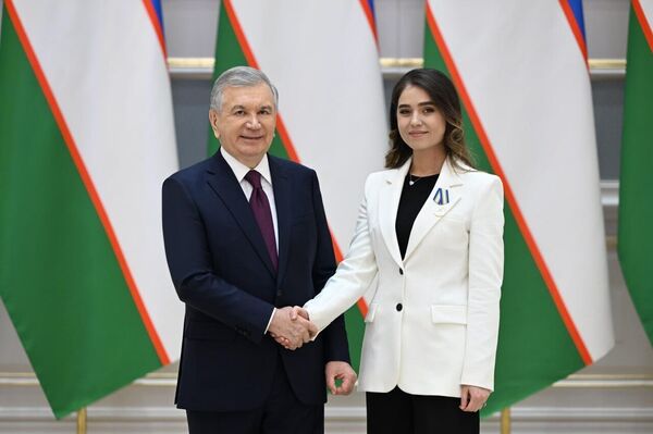 В резиденции Куксарой состоялось торжественное мероприятие, посвященное Международному женскому дню. - Sputnik Узбекистан