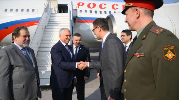Визит председателя Госдумы РФ В. Володина в Узбекистан  - Sputnik Узбекистан