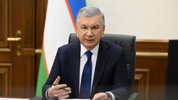 Президент Узбекистана Шавкат Мирзиёев провел видеоселекторное совещание  - Sputnik Узбекистан
