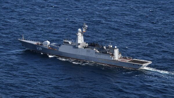 Российско-китайские учения Морское взаимодействие - 2021 - Sputnik Узбекистан