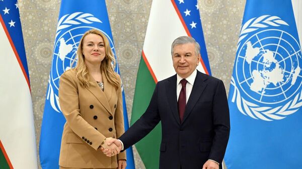 Shavkat Mirziyoyev prinyal Ispolnitelnogo sekretarya Yevropeyskoy ekonomicheskoy komissii Tatyanu Molchan. - Sputnik O‘zbekiston