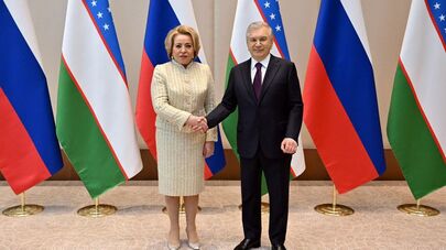 Президент Узбекистана Шавкат Мирзиёев принял председателя Совета Федерации Федерального Собрания РФ Валентину Матвиенко