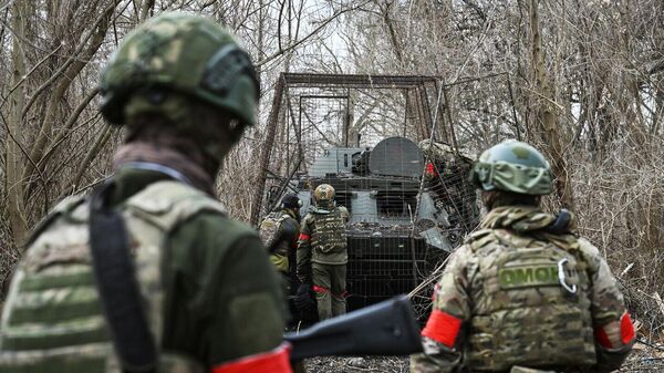 Военнослужащие ВС России в Курской области. Архивное фото - Sputnik Узбекистан