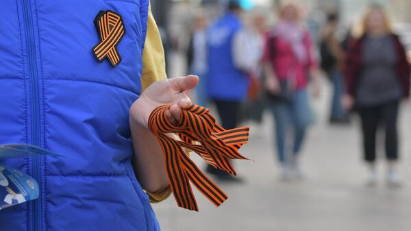 Старт акции Георгиевская ленточка - Sputnik Узбекистан