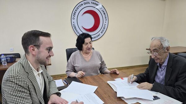 Российский Красный Крест и Общество Красного Полумесяца Узбекистана подписали соглашение о взаимопонимании. - Sputnik Ўзбекистон