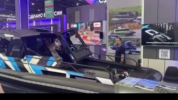 Одна из крупнейших экспозиций на Иннопроме - коллективный стенд Сделано в России - Sputnik Узбекистан