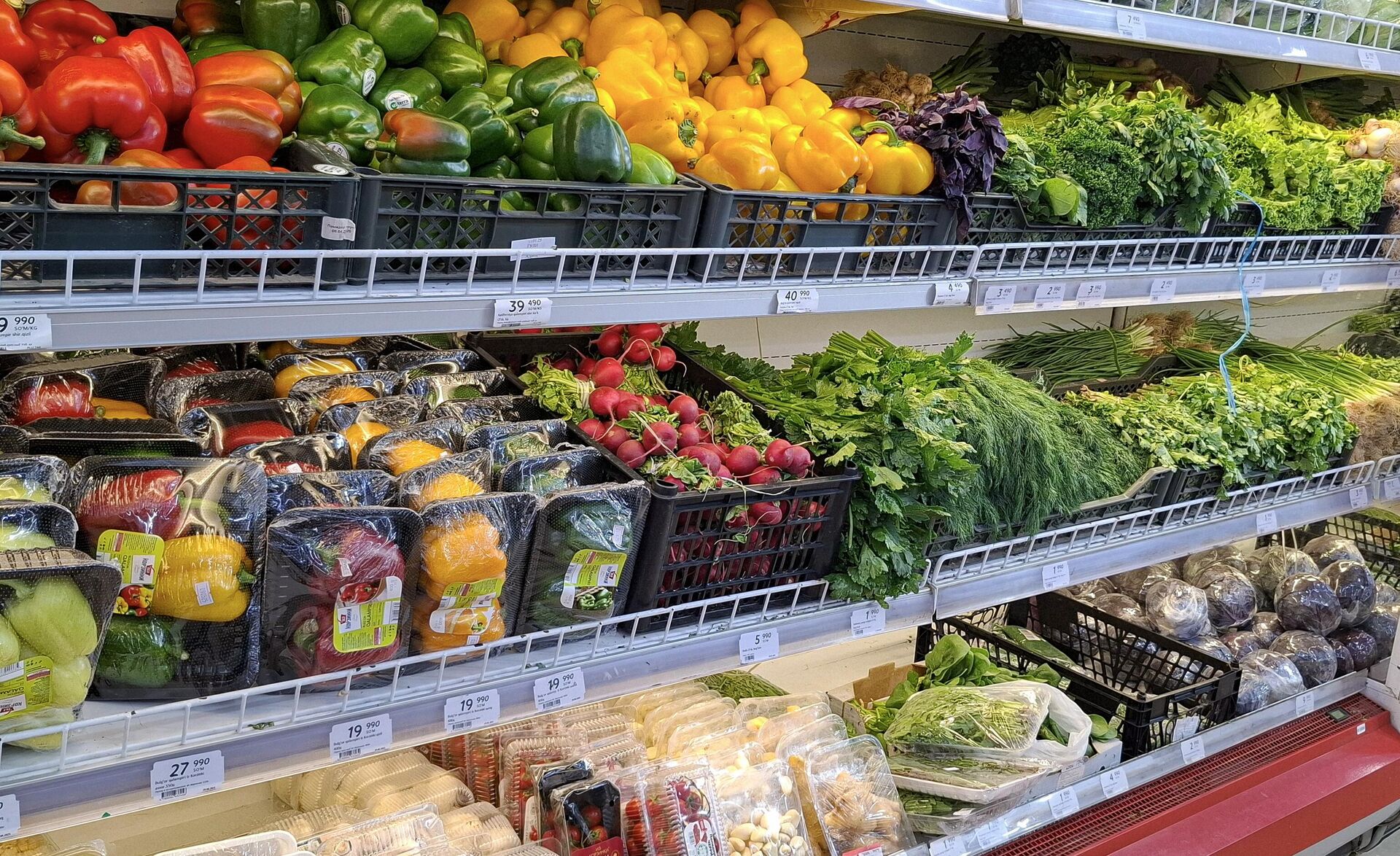 Овощи на прилавке - Sputnik Узбекистан, 1920, 19.04.2026