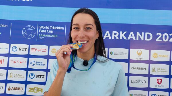 В Самарканде проходят престижные соревнования — World Triathlon Cup Samarkand-2025 и World Triathlon Para Cup Samarkand-2025. - Sputnik Ўзбекистон
