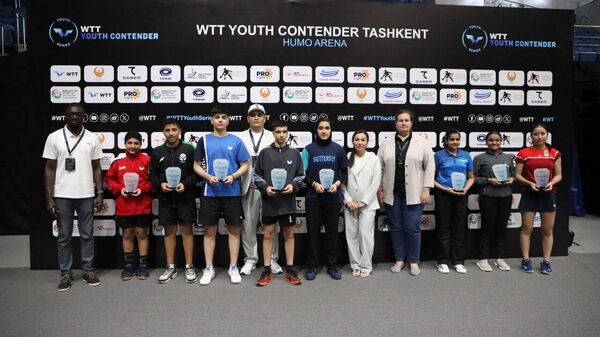 Наша команда завоевала первую золотую медаль на турнире WTT Youth Contender - Sputnik Узбекистан
