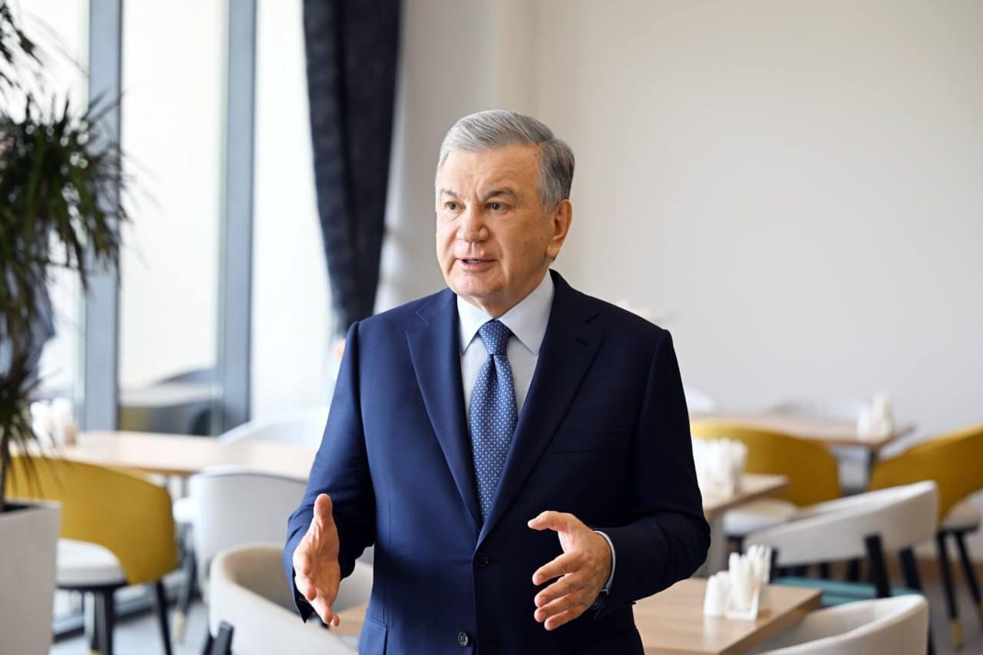 Шавкат Мирзиёев посетил международный туристический центр Мираки в Шахрисабзском районе Шавкат Мирзиёев посетил международный туристический центр Мираки в Шахрисабзском районе - Sputnik Ўзбекистон, 1920, 20.06.2025
