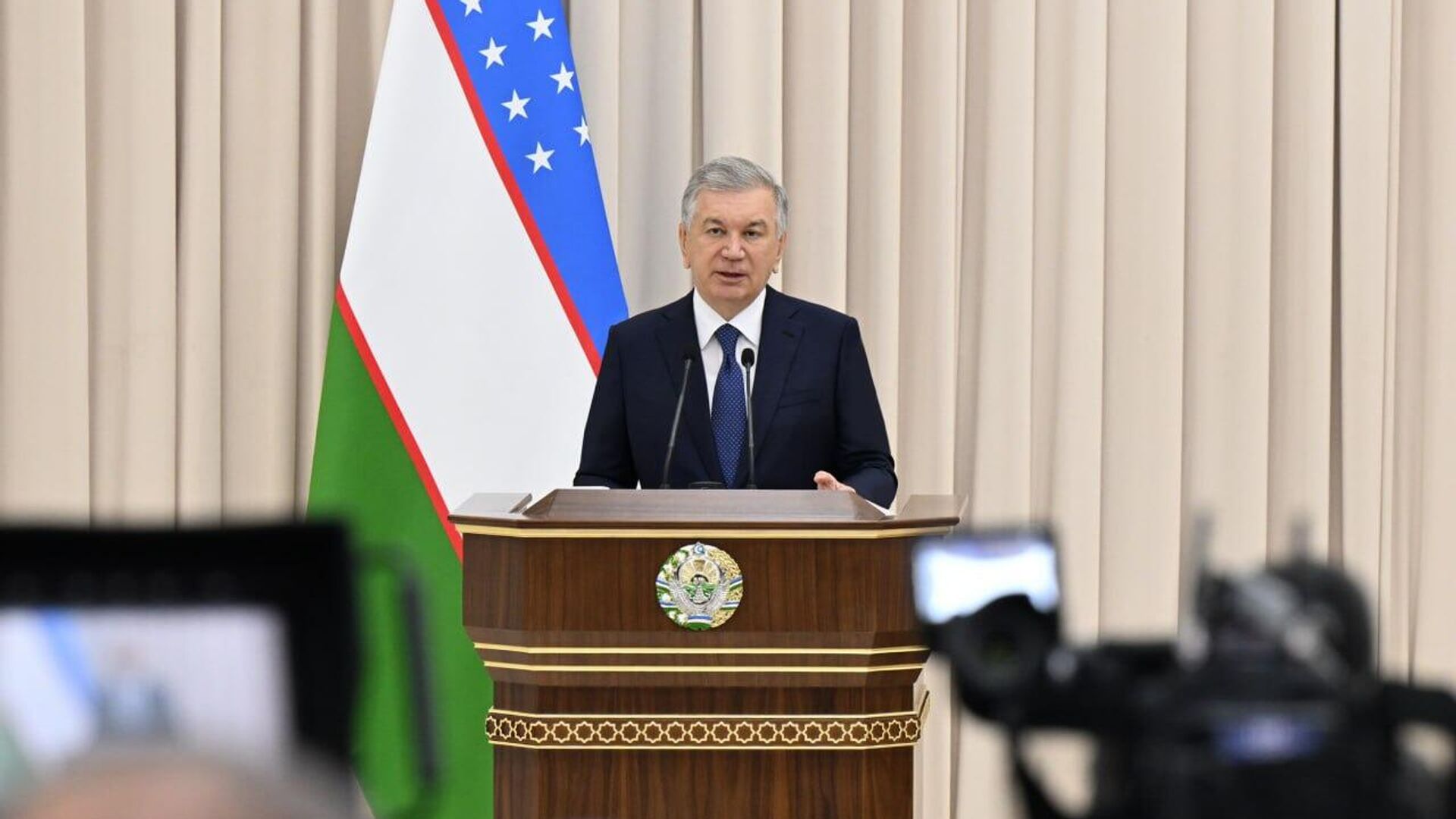 Шавкат Мирзиёев Қашқадарё вилоятида Шавкат Мирзиёев Қашқадарё вилоятида - Sputnik Ўзбекистон, 1920, 20.06.2025