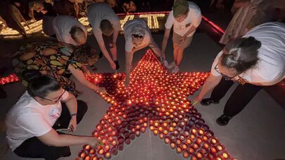 22 июня на территории мемориального комплекса "Братские могилы" состоялась Международная акция "Свеча памяти"