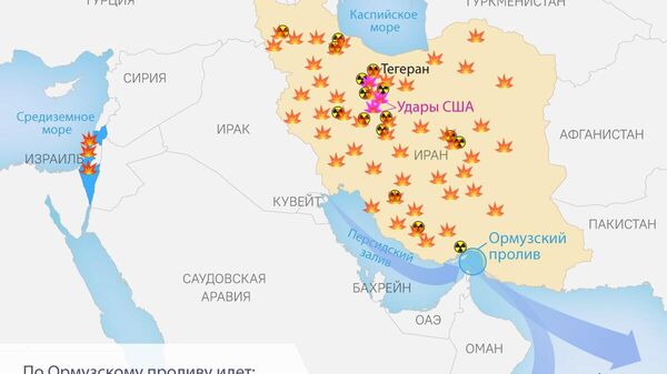 Как выглядит карта пораженных целей в Израиле и Иране на вторую неделю конфликта - Sputnik Узбекистан