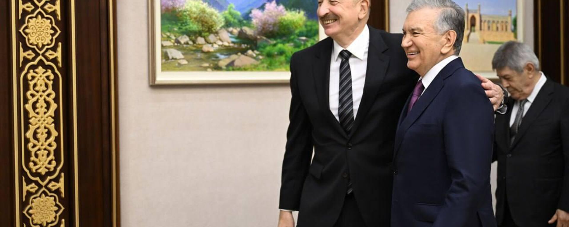 Президенты торжественно открыли новое здание посольства Узбекистана в Азербайджане - Sputnik Узбекистан, 1920, 03.07.2025