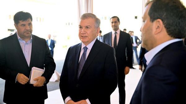Шавкат Мирзиёев ознакомился с реализуемыми проектами в промышленной зоне Чиланзарского района. - Sputnik Ўзбекистон