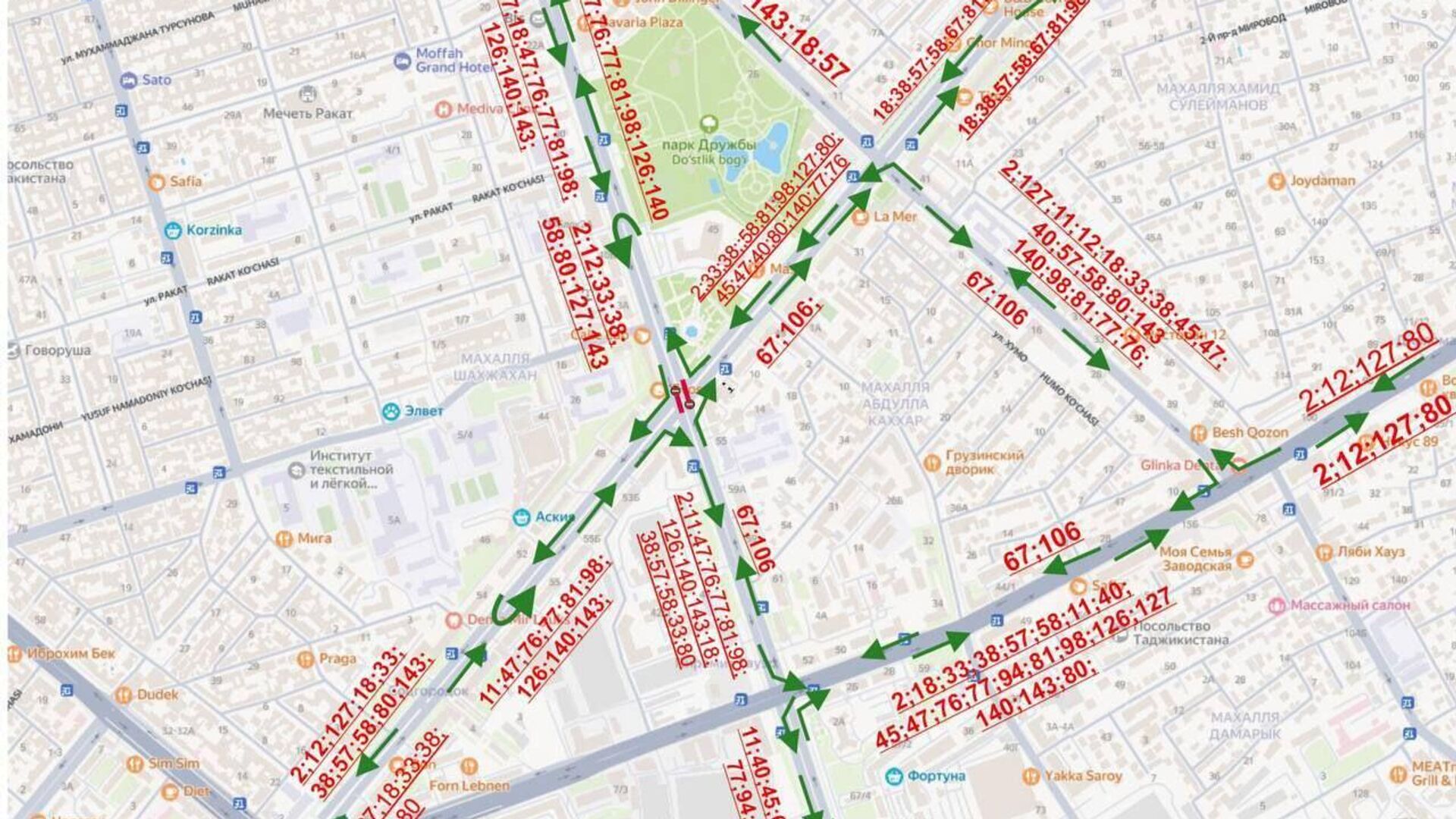 Ограничения на перекрестке Ш Ограничения на перекрестке Ш - Sputnik Узбекистан, 1920, 26.07.2025