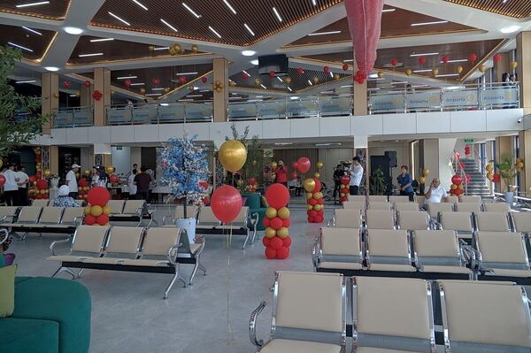 В аэропорту Ферганы ввели в эксплуатацию новый зал вылета - Sputnik Узбекистан